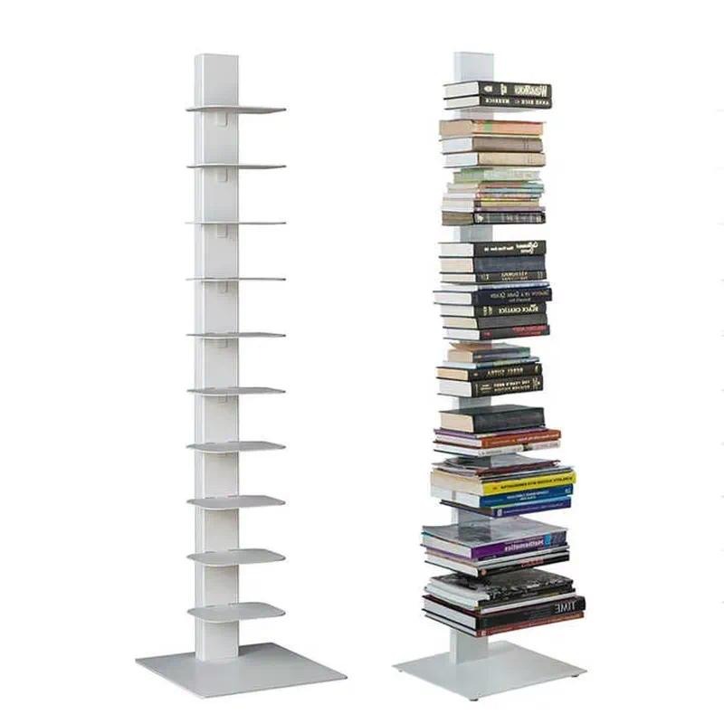 Sustainable Living Design - Modernes Metall-Modul-Eckregal mit unsichtbarem, umwandelbarem Design