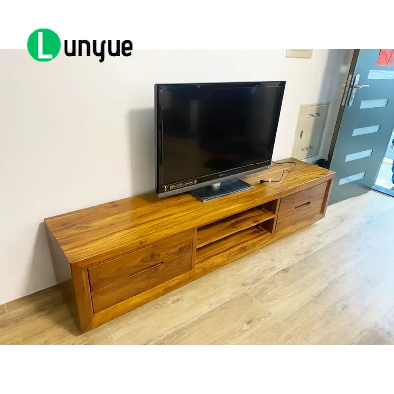 Moderner Teak-TV-Schrank mit 4 – Sustainable Living Design Bewertung und Preis
